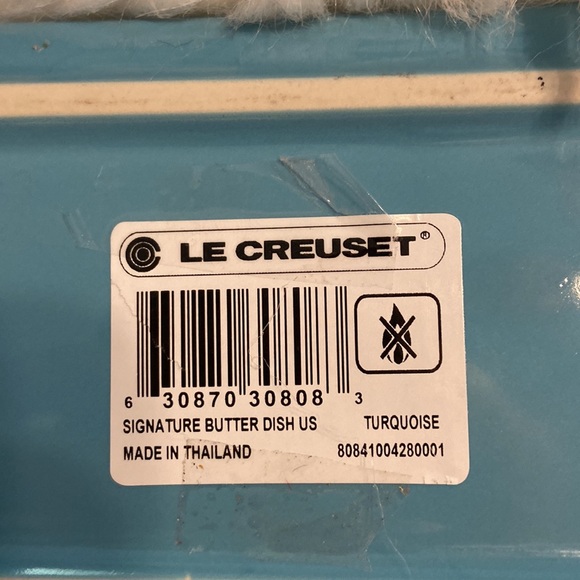Le Creuset Butter Dish brand new color light blue see all photos - Picture 7 of 8